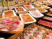 夕食バイキングの一例