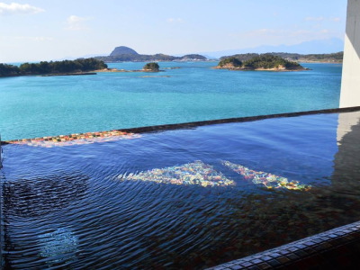 海が見える宿